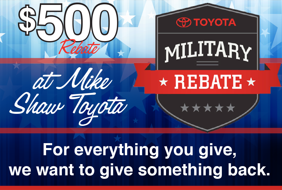 Military Rebate