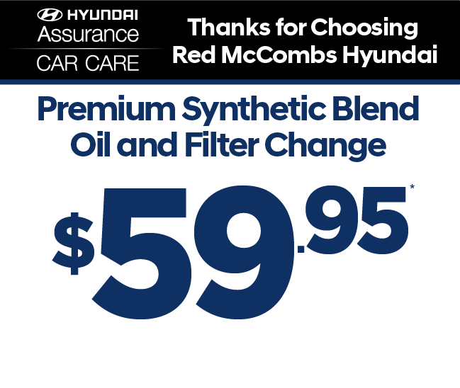 Premium Synthetic Blend Oil and Filter Change $59.95*