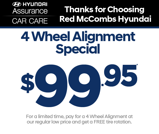4 Wheel Alignment Special $99.95*