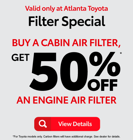 Filter Special - Buy a cabin air filter, get 50% off an engine air filter - View Details