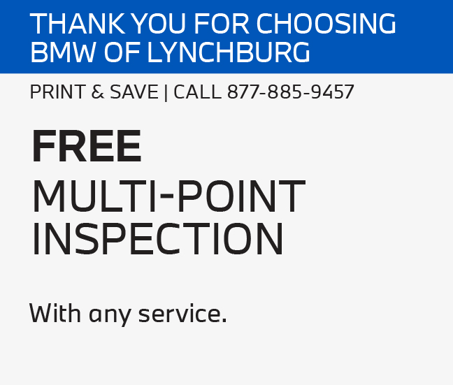 Free Multi-Point Inspection with any service. Schedule Service