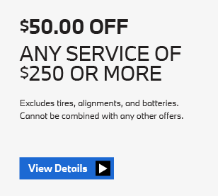 $50 Off Any Service of $250 or More. View Details
