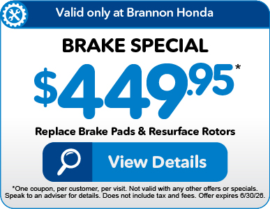 Brake Special $449.95 replace brake pads and resurface rotors | view details