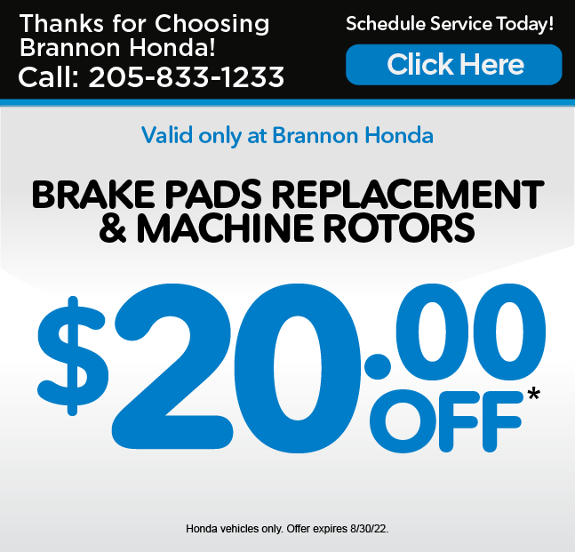 BRAKE PADS REPLACEMENT AND MACHINE ROTORS - $20 OFF*