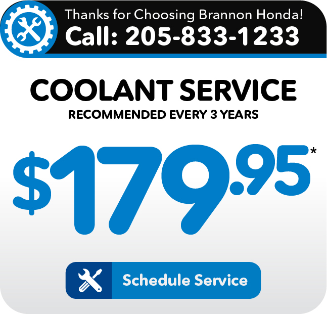 Coolant Service $179.95 | schedule service