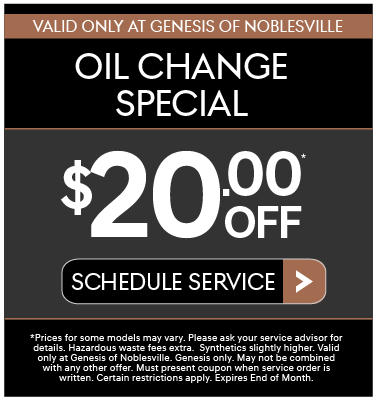 Valid Only at Genesis of Nobleville | Oil Change Special | $99.99 - View Details.