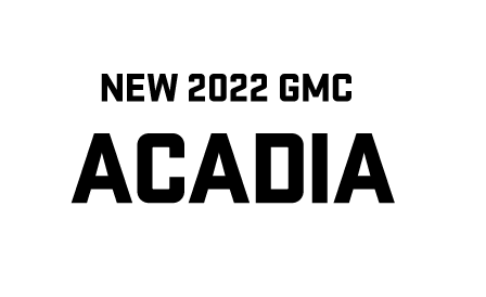 New 2022 GMC Acadia