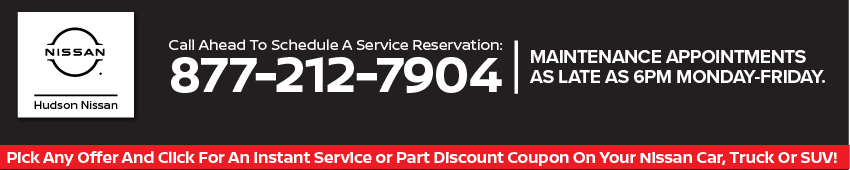 Call Ahead to schedule a service appointment. 877-212-7904. 