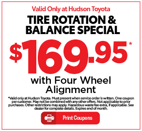 Hudson Toyota Service Special