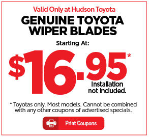 Hudson Toyota Service Special