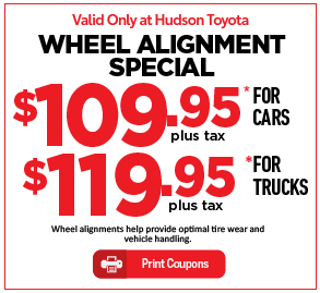 Hudson Toyota Service Special