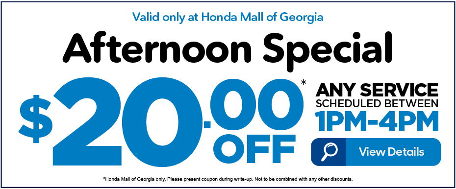 Afternoon Special - $20 off any service scheduled between 1pm - 4pm - Click to View Details