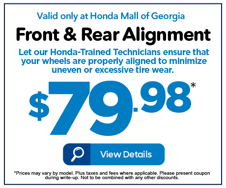 Front and Rear Alignment - $79.98 - Click to View Details