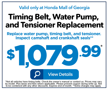 Timing Belt and Water Pump Replacement - $699.98 - Click to View Details