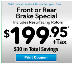 Honda Service Coupons | Honda Service Specials
