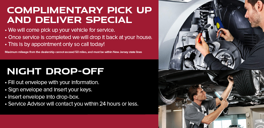 Touch Free Service | Complimentary Pick up and Deliver Special | Night Drop Off