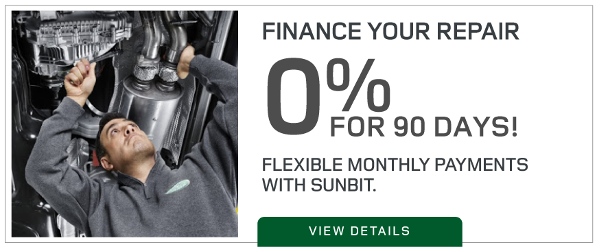 Finance Your Repair - 0% APR for 90 Days! - View Details