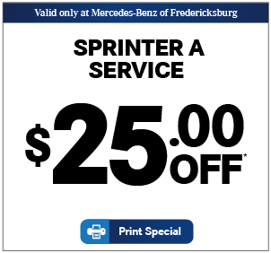 Sprinter/Metris Service Specials | $25.00 OFF A SERVICE -$25.00 OFF B Service|- Print Special