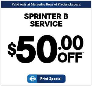 Sprinter/Metris Service Specials | $50.00 OFF B SERVICE -$50.00 OFF B Service|- Print Special