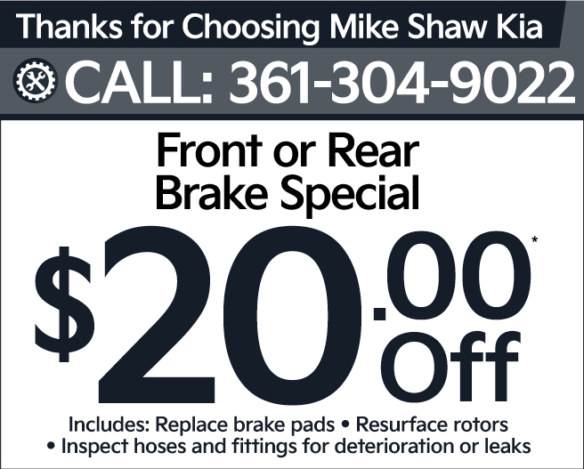 Front or Rear Brake Special $20.00 off