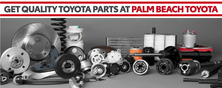 Get Quality Parts at Palm Beach Toyota!