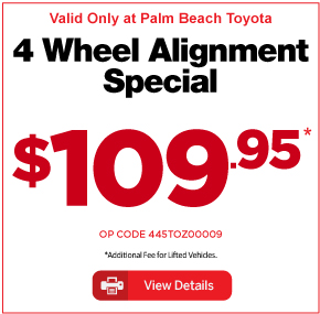 4 Wheel Alignment Special for $109.95 - View Details