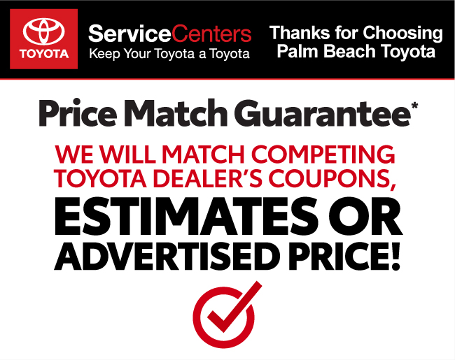 Printable Service Coupon Palm Beach Toyota