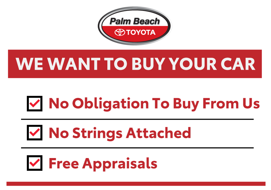 We Buy Used Cars Palm Beach Toyota