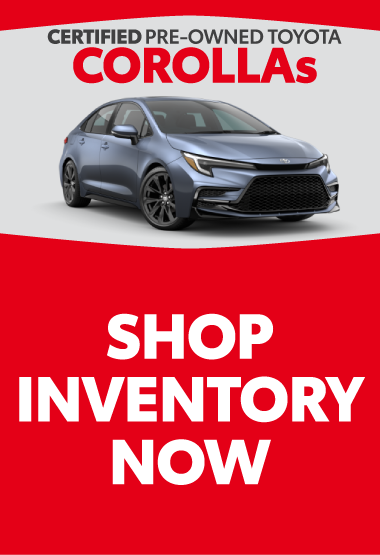 Certified Pre-Owned 2022 Corollas Shop Inventory Now