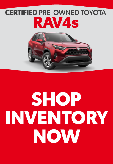 Certified Pre-Owned Toyota Rav4s Shop inventory now