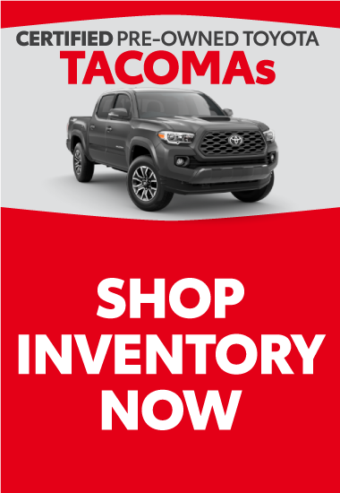 Certified Pre-Owned Tacomas - View Inventory