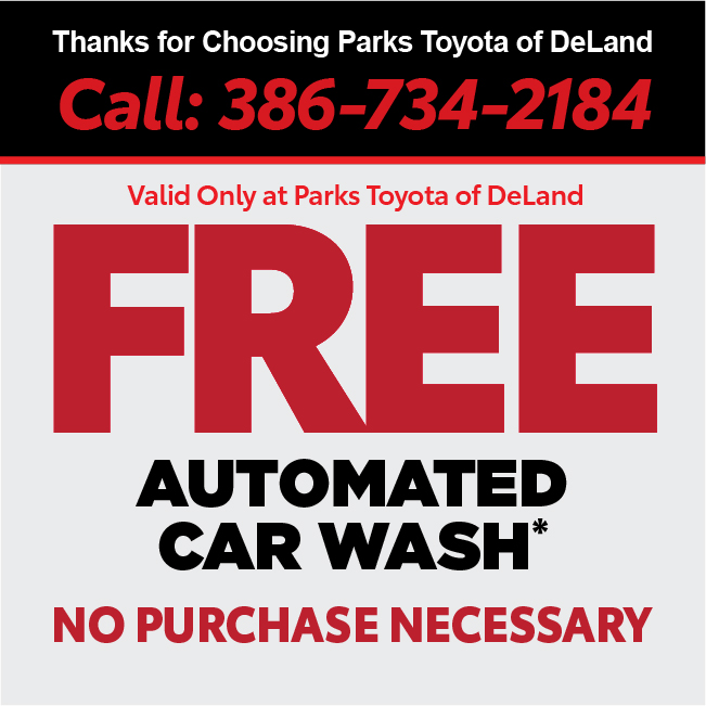 Free Automated Car Wash*