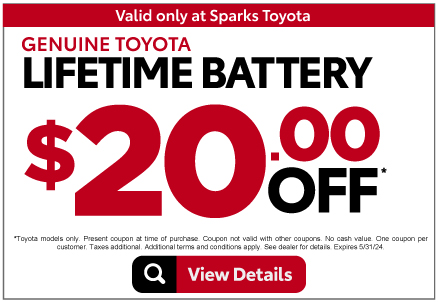 Lifetime Battery starting from $209.95* | View Details