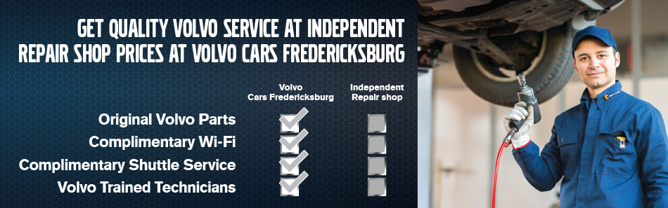 Get Quality Volvo Service at Independent Repair Shop Prices at Volvo of Fredericksburg