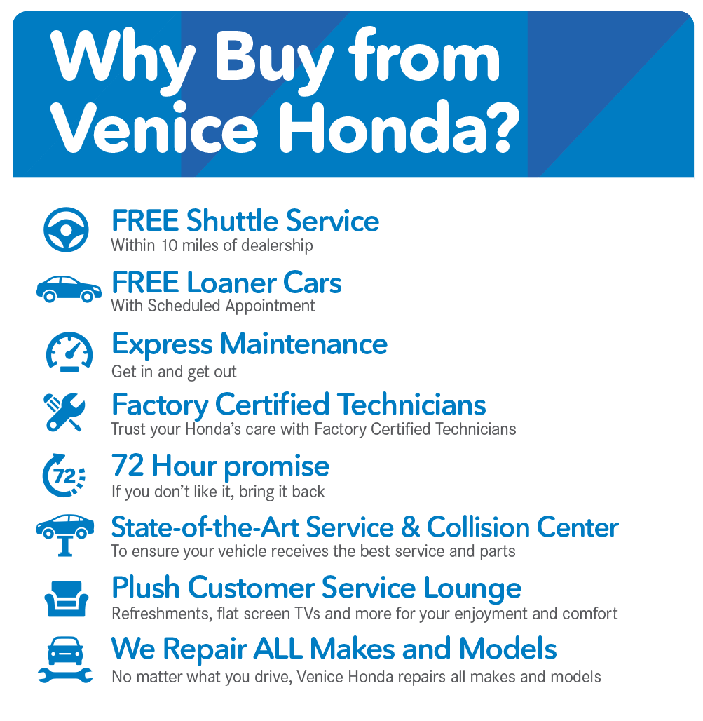 Why Buy from Venice Honda?