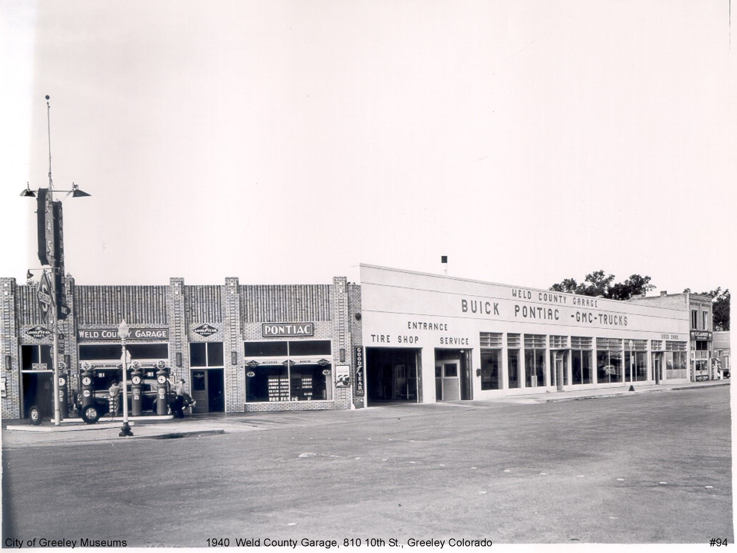 Weld County Garage 1940s Storefront