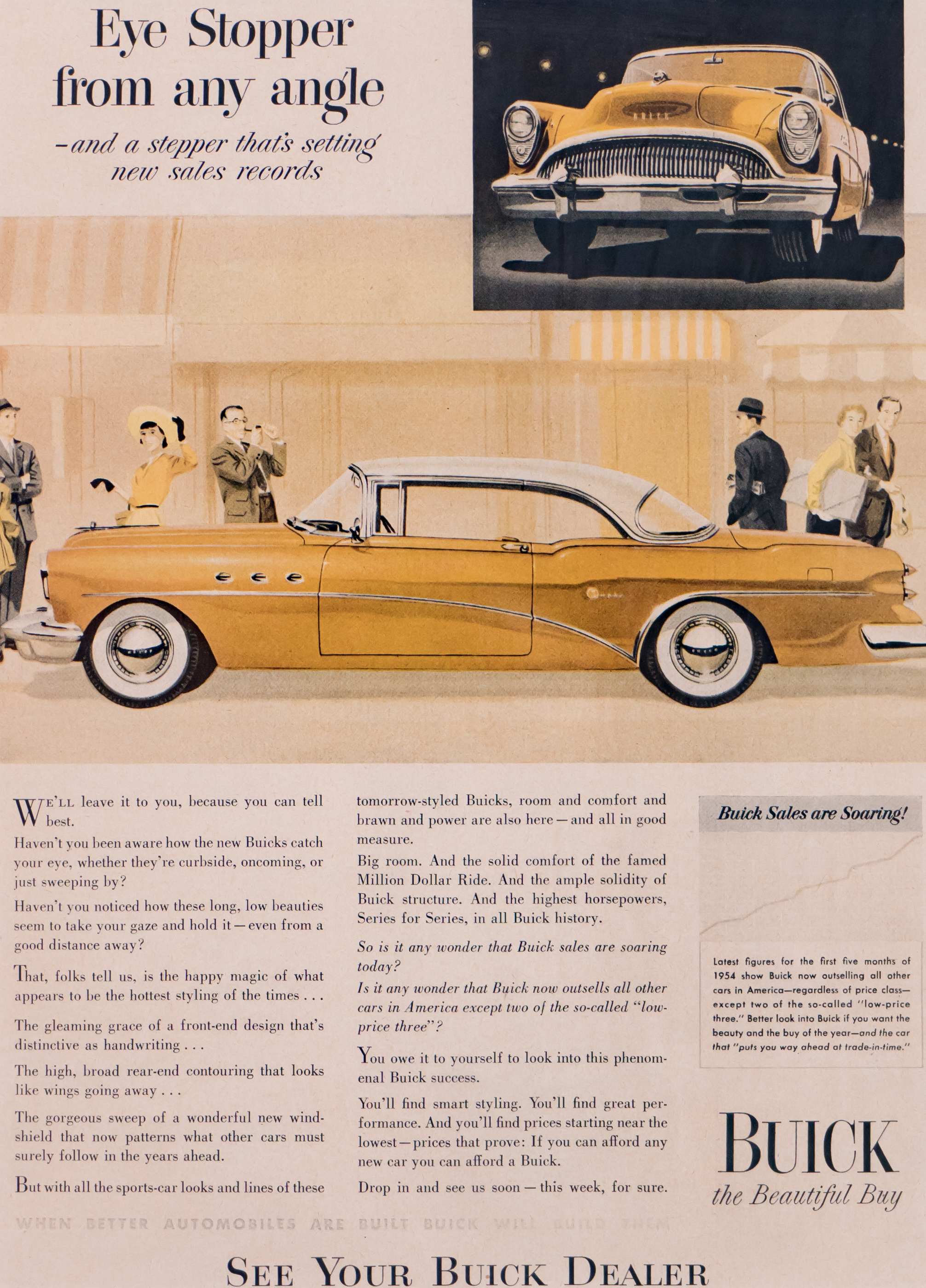 1950s Buick Newspaper Ad